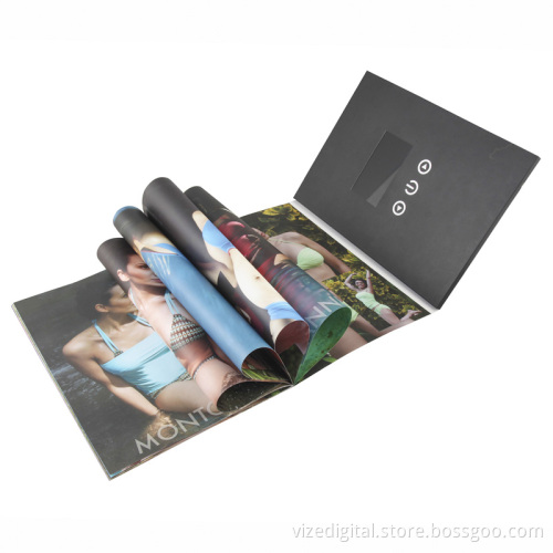 Digital Catalogue/Video Magazine with Pages and Video in Print